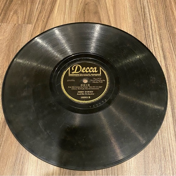 JIMMY DORSEY Holiday for Strings / Ohio DECCA Records jazz 78 10" 78rpm - Picture 1 of 2